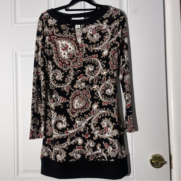 NWT White House Black Market Paisley Dress, Size XXS - Picture 1 of 10
